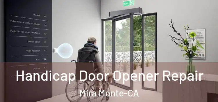  Handicap Door Opener Repair Mira Monte-CA